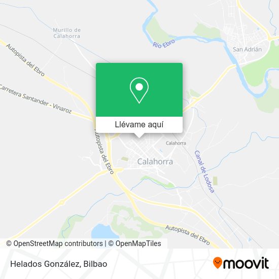 Mapa Helados González