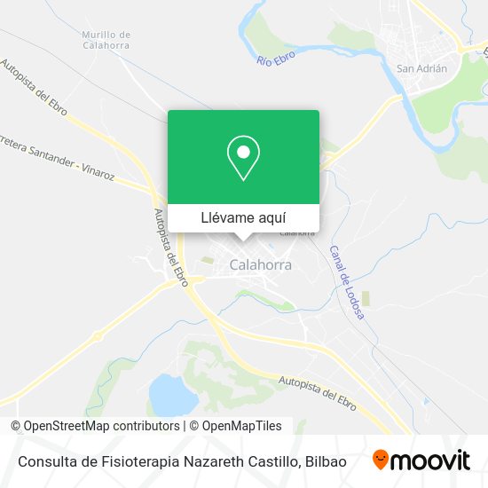 Mapa Consulta de Fisioterapia Nazareth Castillo
