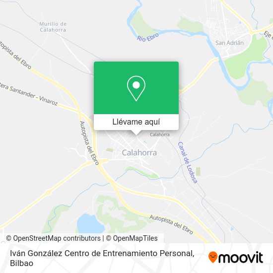 Mapa Iván González Centro de Entrenamiento Personal
