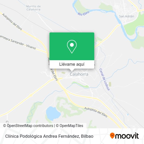 Mapa Clínica Podológica Andrea Fernández