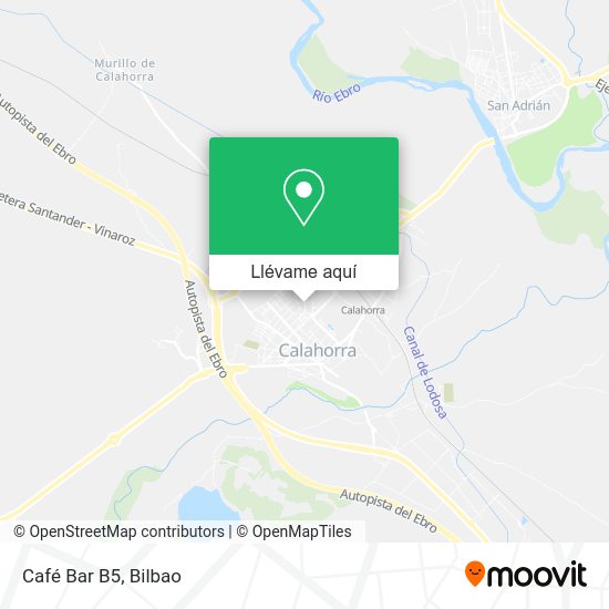 Mapa Café Bar B5