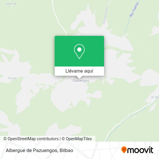 Mapa Albergue de Pazuengos
