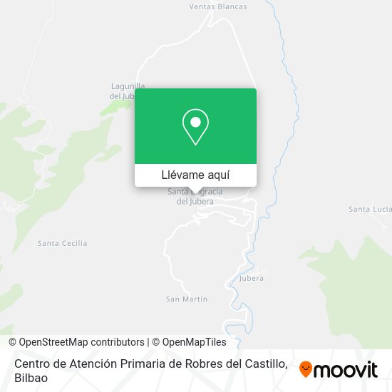 Mapa Centro de Atención Primaria de Robres del Castillo