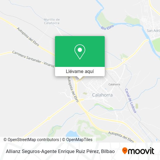 Mapa Allianz Seguros-Agente Enrique Ruiz Pérez