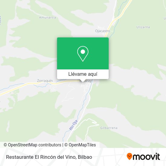 Mapa Restaurante El Rincón del Vino