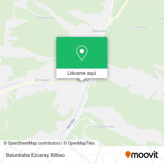 Mapa Balunbaba Ezcaray