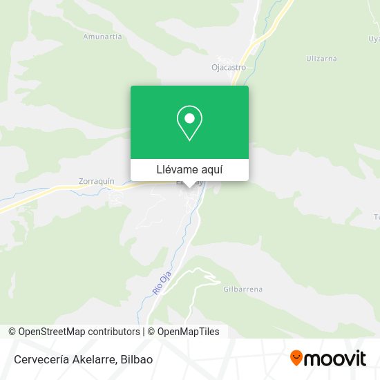 Mapa Cervecería Akelarre