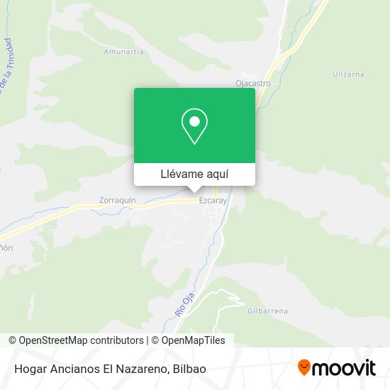 Mapa Hogar Ancianos El Nazareno