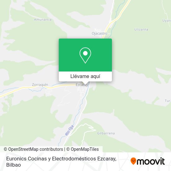 Mapa Euronics Cocinas y Electrodomésticos Ezcaray