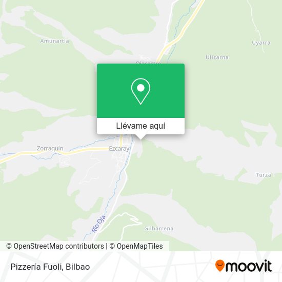 Mapa Pizzería Fuoli