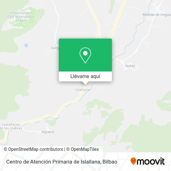 Mapa Centro de Atención Primaria de Islallana