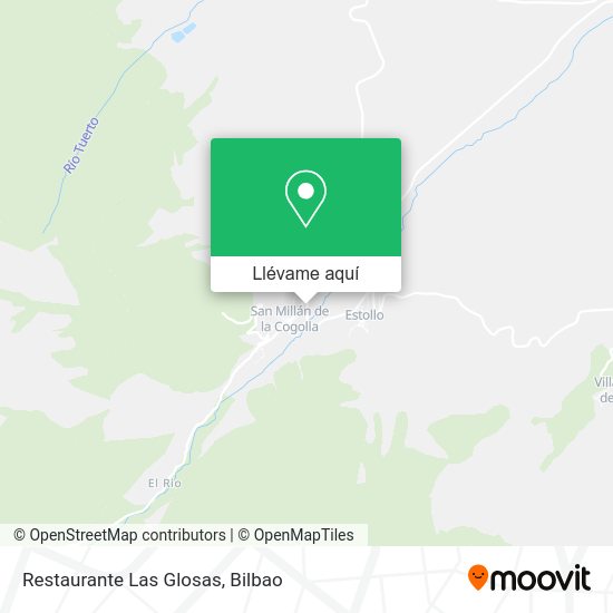 Mapa Restaurante Las Glosas