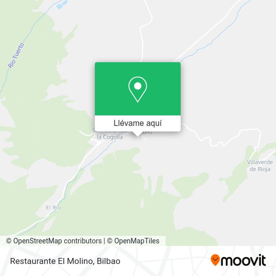 Mapa Restaurante El Molino