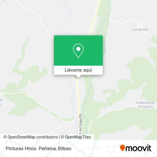 Mapa Pinturas Hnos. Peñalva