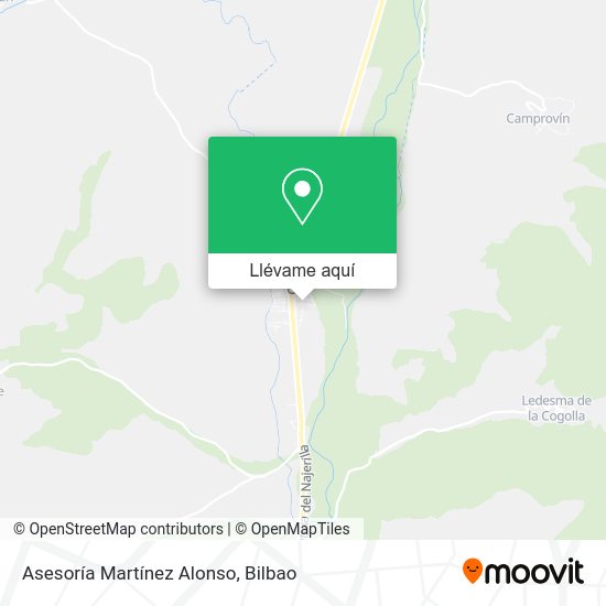 Mapa Asesoría Martínez Alonso