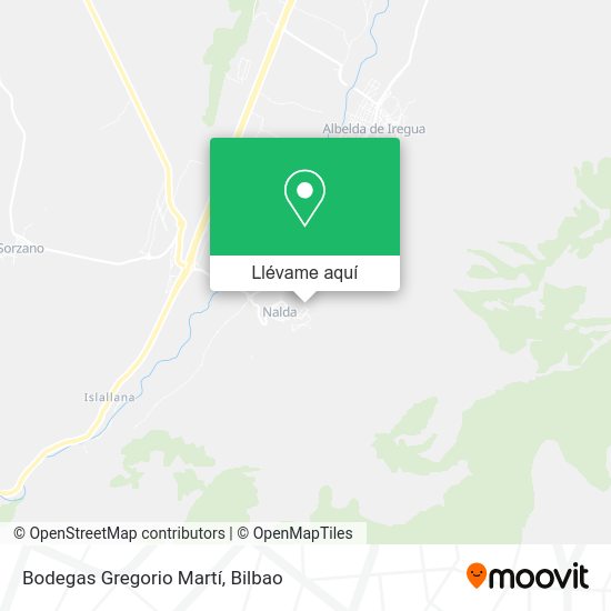 Mapa Bodegas Gregorio Martí