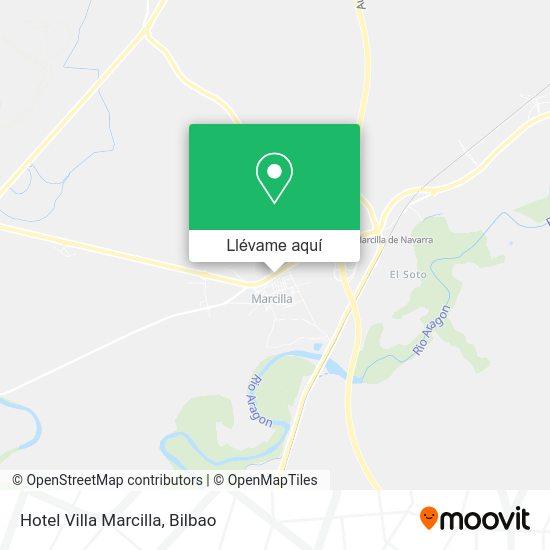 Mapa Hotel Villa Marcilla
