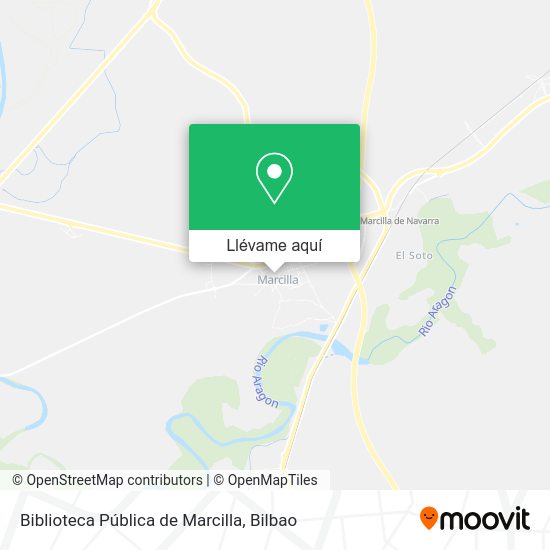 Mapa Biblioteca Pública de Marcilla