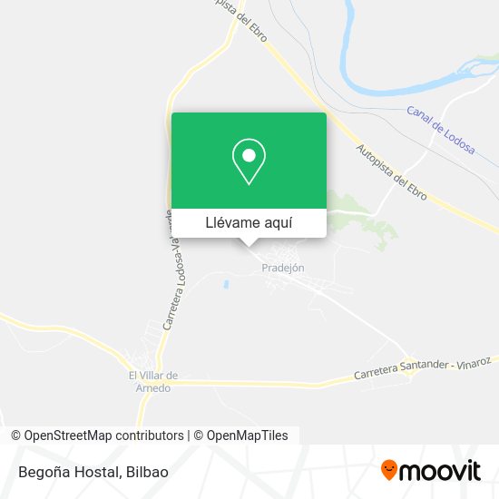 Mapa Begoña Hostal