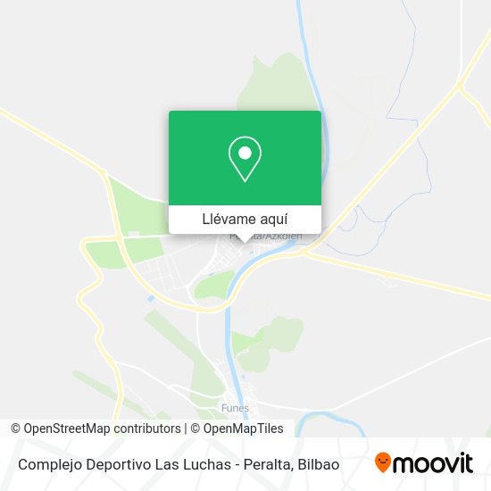 Mapa Complejo Deportivo Las Luchas - Peralta