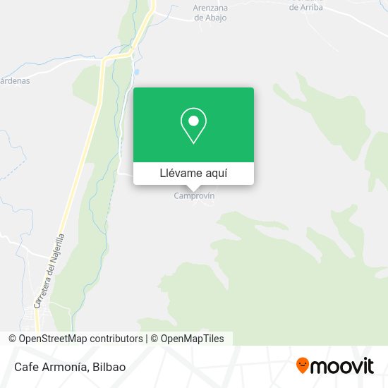 Mapa Cafe Armonía