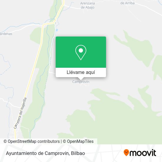 Mapa Ayuntamiento de Camprovín