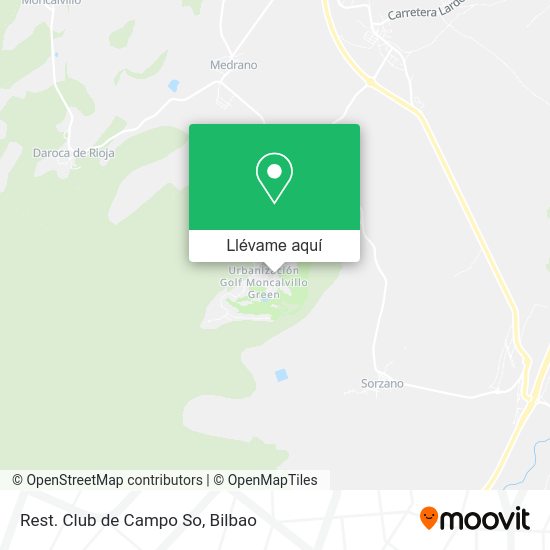 Mapa Rest. Club de Campo So