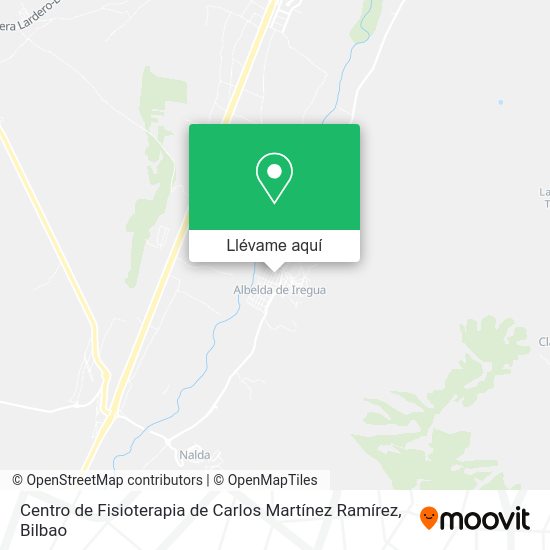Mapa Centro de Fisioterapia de Carlos Martínez Ramírez