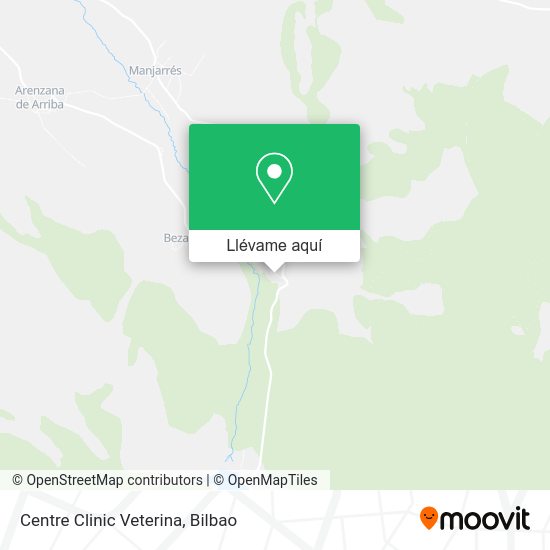 Mapa Centre Clinic Veterina