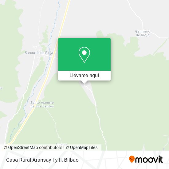 Mapa Casa Rural Aransay I y II