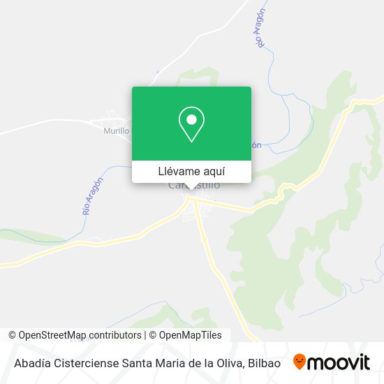 Mapa Abadía Cisterciense Santa Maria de la Oliva