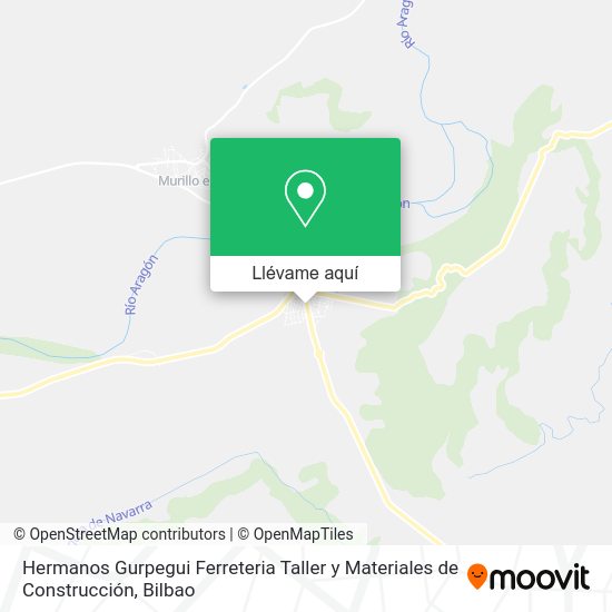 Mapa Hermanos Gurpegui Ferreteria Taller y Materiales de Construcción