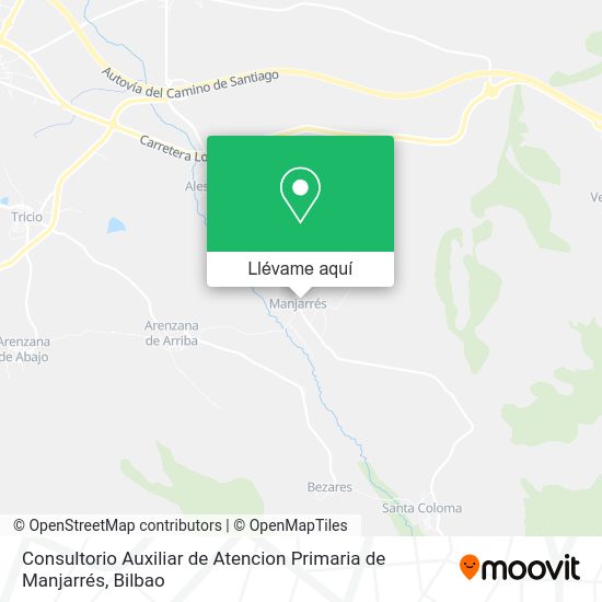 Mapa Consultorio Auxiliar de Atencion Primaria de Manjarrés