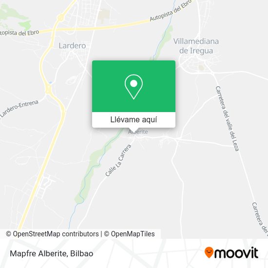 Mapa Mapfre Alberite
