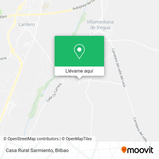 Mapa Casa Rural Sarmiento
