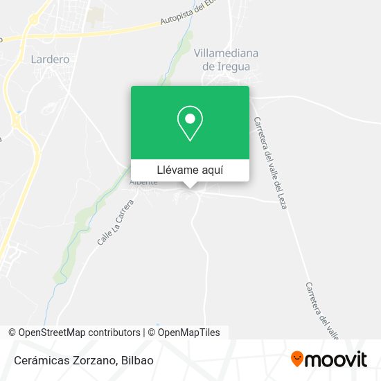 Mapa Cerámicas Zorzano