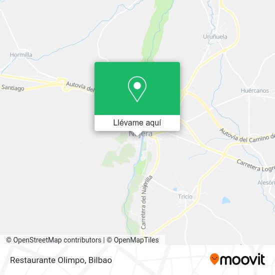 Mapa Restaurante Olimpo