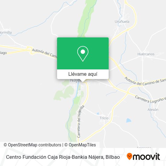 Mapa Centro Fundación Caja Rioja-Bankia Nájera
