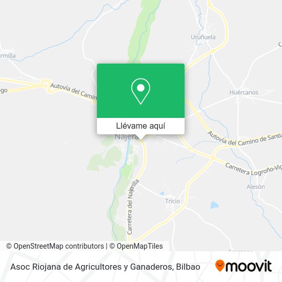 Mapa Asoc Riojana de Agricultores y Ganaderos