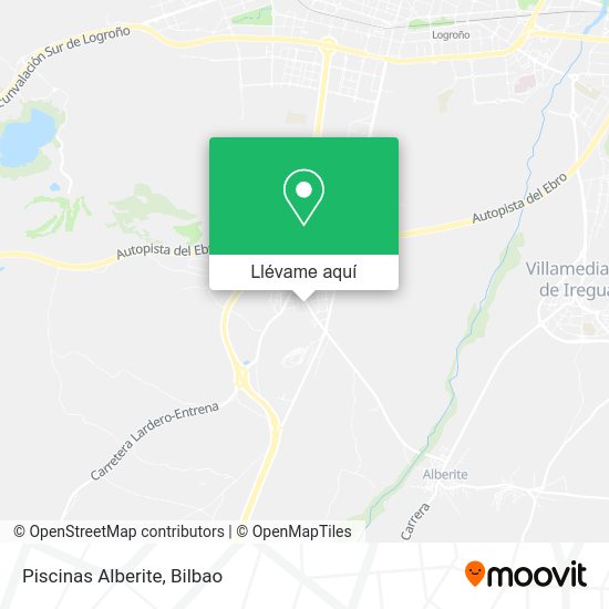 Mapa Piscinas Alberite