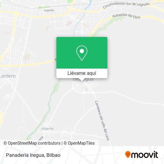 Mapa Panadería Iregua
