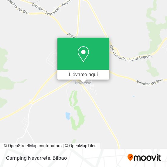 Mapa Camping Navarrete
