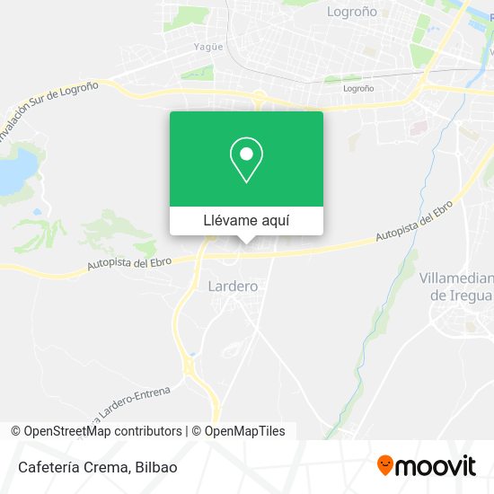 Mapa Cafetería Crema