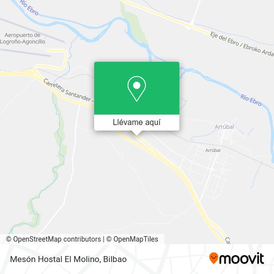 Mapa Mesón Hostal El Molino
