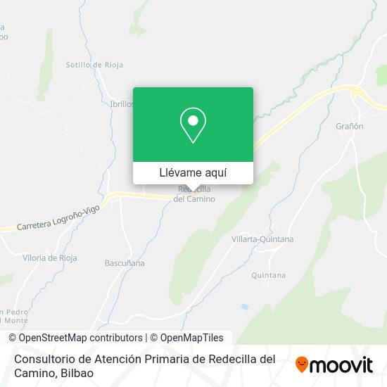 Mapa Consultorio de Atención Primaria de Redecilla del Camino