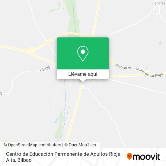 Mapa Centro de Educación Permanente de Adultos Rioja Alta