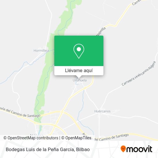 Mapa Bodegas Luis de la Peña García