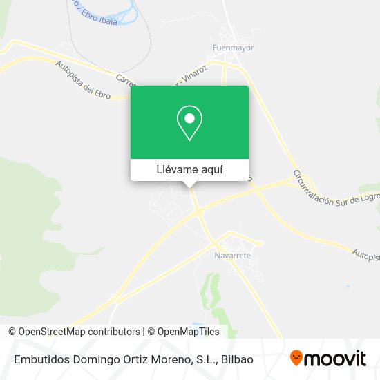 Mapa Embutidos Domingo Ortiz Moreno, S.L.