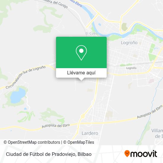 Mapa Ciudad de Fútbol de Pradoviejo