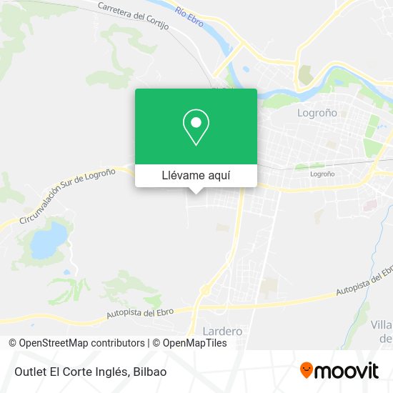 Mapa Outlet El Corte Inglés